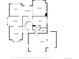 Detailed first-floor floorplan with dimensions and room labels at 8958 Forrest Dr, Highlands Ranch, CO 80126