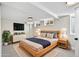Cozy bedroom with an inviting atmosphere and comfortable furnishings, designed for relaxation at 2731 W 42Nd Ave, Denver, CO 80211