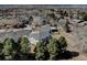 Overhead view showcases the neighborhood, property layout, and surrounding landscape of this attractive home at 5284 Taft Ct, Arvada, CO 80002