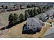 Aerial view of the home showcasing the well-maintained backyard and surrounding greenery at 5284 Taft Ct, Arvada, CO 80002