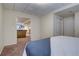 Finished basement bedroom leading to recreation room at 5284 Taft Ct, Arvada, CO 80002