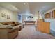 Basement featuring a lounge area, wet bar, and pool table for entertaining at 5284 Taft Ct, Arvada, CO 80002