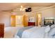 Open main bedroom with fireplace and an ensuite bathroom at 5284 Taft Ct, Arvada, CO 80002