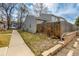 Cozy backyard with wooden fence, patio space, and potential for landscaping at 8180 Washington St # 126, Denver, CO 80229