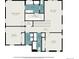Second floor plan featuring a primary bedroom, two baths, walk in closet, two bedrooms, a laundry room, and a Gathering room at 6193 Saddle Bow Ave, Parker, CO 80134