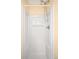 A compact, white shower with a standard shower head at 8879 Apache Plume Dr, Parker, CO 80134