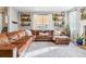 Cozy living room with a large sectional, bright window, and stylish decor, perfect for relaxing at 23469 E Briarwood Pl, Aurora, CO 80016