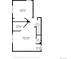 Floor plan for the third floor with bedroom, hall, storage, Gathering room, walk-in closet, and wet bar at 72 S Nome St, Aurora, CO 80012