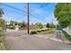 Street view with a grassy median and residential houses at 1691 Roslyn St, Denver, CO 80220