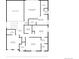 Second floor plan showing layout of bedrooms, bathrooms, laundry and walk-in closets at 7167 Hyland Hills St, Castle Pines, CO 80108