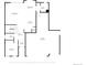 First floor plan showing layout of kitchen, dining room, living room, bath, bedroom, foyer, office, garage and pantry at 7167 Hyland Hills St, Castle Pines, CO 80108