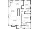 A black and white floor plan with room dimensions and layout at 386 Colorado Blvd, Denver, CO 80206