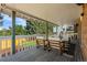 Enjoy the outdoors on this spacious deck with comfortable seating, perfect for entertaining and relaxing at 7629 S Fillmore Way, Centennial, CO 80122