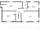 Upper floor plan showing bedroom sizes, bath, storage and staircase at 5862 Owens St, Arvada, CO 80004