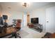 Well-organized home office setup with ample space and modern amenities at 27790 E 9Th Pl, Aurora, CO 80018