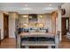 Dining area with rustic wood accents and plenty of natural light at 1194 Snyder Mountain Rd, Evergreen, CO 80439