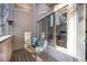 Private balcony with wooden deck and two chairs at 6700 W 11Th Ave # 205, Lakewood, CO 80214