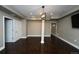 Spacious finished basement with hardwood floors and recessed lighting at 14193 Double Dutch Cir, Parker, CO 80134
