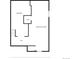 Floorplan for basement featuring a recreation room and bathroom at 8896 W Prentice Ave, Littleton, CO 80123