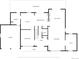 Layout of the home's first floor showcasing the kitchen, living spaces, and outdoor area at 8896 W Prentice Ave, Littleton, CO 80123