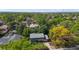 An aerial view of a neighborhood showing a home with a landscaped yard at 11718 Keough Dr, Northglenn, CO 80233
