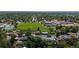 This aerial image shows a neighborhood with a school and athletic field at 11718 Keough Dr, Northglenn, CO 80233