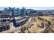 Stunning aerial view showcasing the property's location near downtown and park at 1700 Bassett St # 1106, Denver, CO 80202