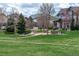 Community park featuring mature trees, picnic tables, and well-maintained green spaces for recreation at 4150 Longview Ln, Boulder, CO 80301