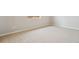 Minimalist bedroom with plush carpeting, light walls, and a window for natural light at 48229 Shetland Dr, Bennett, CO 80102