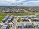 Aerial neighborhood view showing street layout, pool, and home locations; ideal for understanding the community layout at 11000 Shining Star Cir, Parker, CO 80134