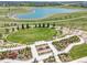 Butterfly Park features a landscaped garden with walking paths and a scenic pond in the surrounding community at 11000 Shining Star Cir, Parker, CO 80134