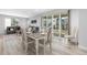 Elegant dining area with stylish chairs, plenty of room and natural light, ideal for Gathering gatherings at 11000 Shining Star Cir, Parker, CO 80134
