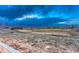 Scenic view of a backyard overlooking an open field, offering privacy and nature views at 1734 Peak Prairie Ln, Monument, CO 80132