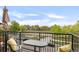 Charming balcony with outdoor furniture overlooking a park, ideal for relaxation and enjoying the outdoors at 3069 Tejon St # B, Denver, CO 80211
