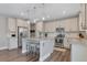 Modern kitchen with stainless steel appliances, granite countertops, and a spacious center island at 2538 Ambience Ln, Castle Rock, CO 80109