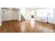 Spacious living room with hardwood floors and staircase at 2983 Fulton St, Denver, CO 80238