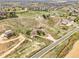 Expansive aerial view of the property and neighborhood, showing the home's location at 12101 Riverdale Rd, Brighton, CO 80602