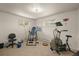 Functional basement with exercise equipment, natural light, and versatile open space at 12101 Riverdale Rd, Brighton, CO 80602
