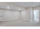 Spacious finished basement offers a blank canvas for customization and enjoyment at 1418 Hudson Pl, Longmont, CO 80501