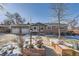 Ranch home with brick facade, attached garage, and landscaped front yard at 6995 S Ash Cir, Centennial, CO 80122