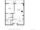 Detailed floor plan showing layout of the home, including dimensions and room locations at 4200 W 17Th Ave # 327, Denver, CO 80204