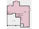Floor plan for basement with an unfinished section and optional plumbing rough-in at 3994 Breakcamp Ct, Castle Rock, CO 80108
