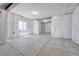 Unfinished basement with exposed ceilings and wrapped walls, great for storage at 16043 Azalea Ave, Parker, CO 80134