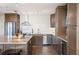 Modern kitchen with stainless steel appliances, subway tile backsplash, and spacious countertops at 3100 E Cherry Creek South Dr # 1403, Denver, CO 80209