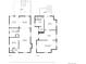 Two-story floorplan featuring room dimensions for floors one and two at 308 Inca St, Denver, CO 80223