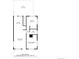 730 sq ft floor plan showing a 2 bed, 1 bath home with living room, kitchen and patio at 537 S 2Nd Ave, Brighton, CO 80601