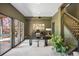 Bright office with a view to the exterior, modern black desk, and plenty of natural light at 600 Cascade Dr, Golden, CO 80403