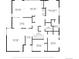 Detailed floor plan showcasing the layout of the home with labeled rooms and accurate dimensions at 9113 E Evans Way, Denver, CO 80231