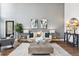 Cozy living room with modern decor, stylish seating, and warm lighting, perfect for relaxation at 13071 Emerson St, Thornton, CO 80241