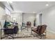 Finished basement with cozy seating area and stylish decor at 3527 W 44Th Ave, Denver, CO 80211